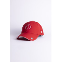 Gorra Harcour Zhil Swiss Equestrian Friends Roja Rojo