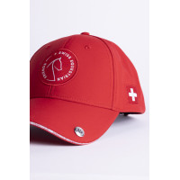 Gorra Harcour Zhil Swiss Equestrian Friends Roja Rojo