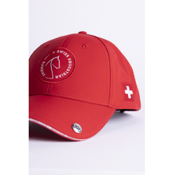 Gorra Harcour Zhil Swiss Equestrian Friends Roja Rojo