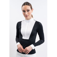 Polo de competición Harcour Stella mujer Negro