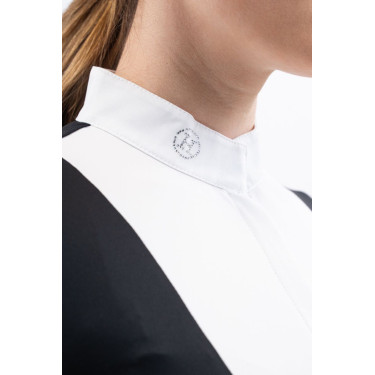 Polo de competición Harcour Stella mujer Negro