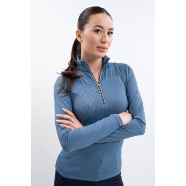 Polo Harcour Breezi mujer Azul acero