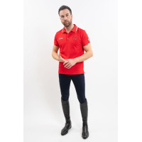 Polo Harcour Dranse hombre Swiss Eequestrian Friends Roja Rojo