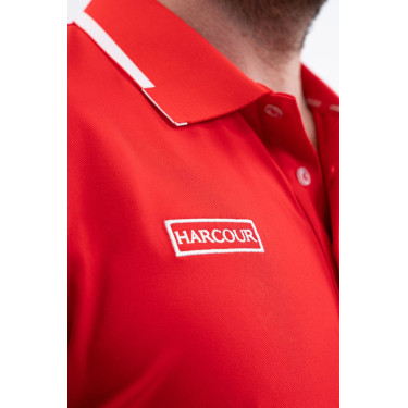 Polo Harcour Dranse hombre Swiss Eequestrian Friends Roja Rojo