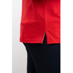 Polo Harcour Dranse hombre Swiss Eequestrian Friends Roja Rojo