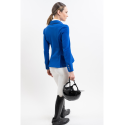 Chaqueta de concurso Harcour Aura mujer Azul eléctrico
