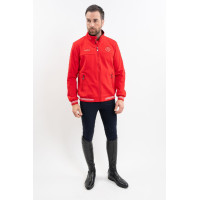 Chaqueta Harcour Menthue Unisex Swiss Equestrian Friends Roja Rojo