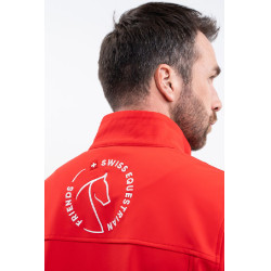 Chaqueta Harcour Menthue Unisex Swiss Equestrian Friends Roja Rojo