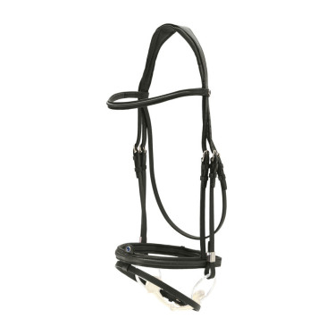 Bridon Stübben Pro-Jump con Slide&Lock Negro / negro