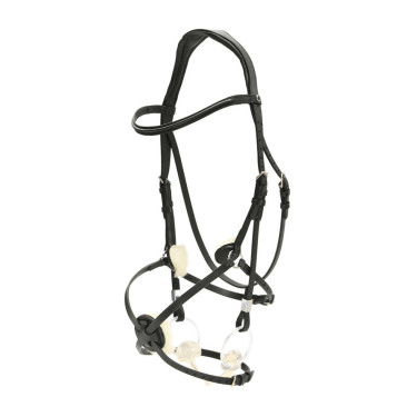 Bridon Stübben Pro-Jump con Slide&Lock Negro / negro Bridon Stübben Pro-Jump con Slide&Lock Negro / negro