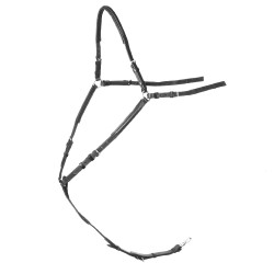 Pechopetral Stübben SideFit con martingala desmontable y ajustable Negro / negro