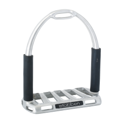 Estribo Stübben 1208 Flexi-Grip acero inoxidable mate