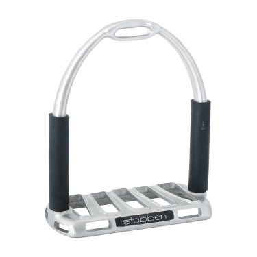 Estribo Stübben 1208 Flexi-Grip acero inoxidable mate