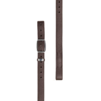 Estribos Stübben Luxe Mono ancho 1" forrados Ébano