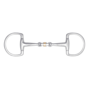 Muserola Verdun Stübben 2658 de acción suave con junta de cobre suave cañón de 16 mm Muserola Verdun Stübben 2658 de acción suave con junta de cobre suave cañón de 16 mm