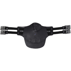 Cinchuelo Stübben Equi-Soft® sin acolchado Negro