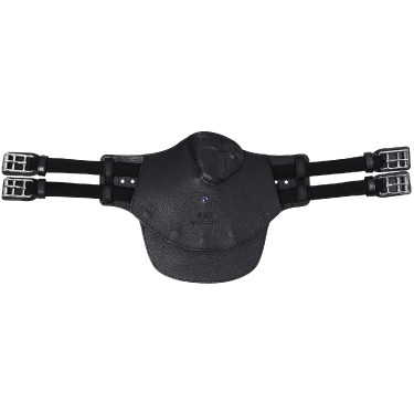 Cinchuelo Stübben Equi-Soft® sin acolchado Negro