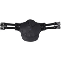 Cinchuelo Stübben Equi-Soft® sin acolchado Negro