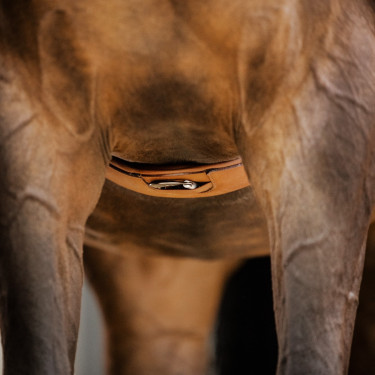 Cinch Stübben de cuero Contornos elásticos en ambos lados Tabaco Marrón