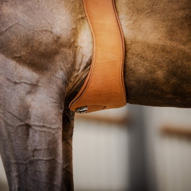 Cinch Stübben de cuero Contornos elásticos en ambos lados Tabaco Marrón