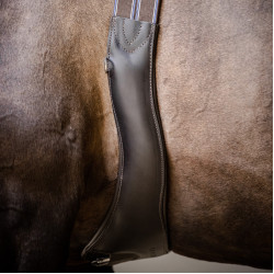 Cinch Stübben de cuero Contornos elásticos en ambos lados Ébano