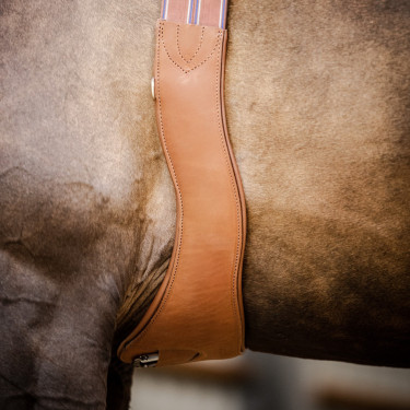 Cinch Stübben de cuero Contornos elásticos en ambos lados Tabaco Marrón