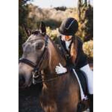 Casco de equitación Solara II Horze Negro / negro Casco de equitación Solara II Horze Negro / negro
