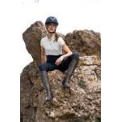 Legging híbrido Horze Anya mujer fullgrip Azul marino oscuro