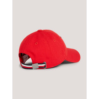 Gorra impermeable Tommy Hilfiger Equestrian Montreal Rojo feroz