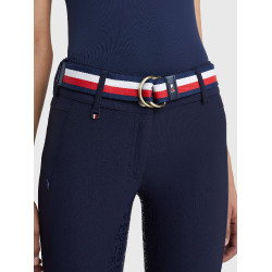 Cinturón Tommy Hilfiger Equestrian Global a rayas para mujer Cinturón Tommy Hilfiger Equestrian Global a rayas para mujer
