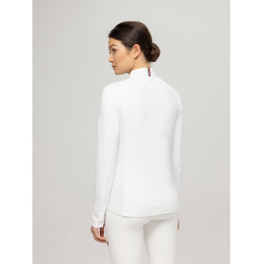 Camisa de concurso Tommy Hilfiger Equestrian Charlotte de manga larga para mujer Blanco Camisa de concurso Tommy Hilfiger Equestrian Charlotte de manga larga para mujer Blanco