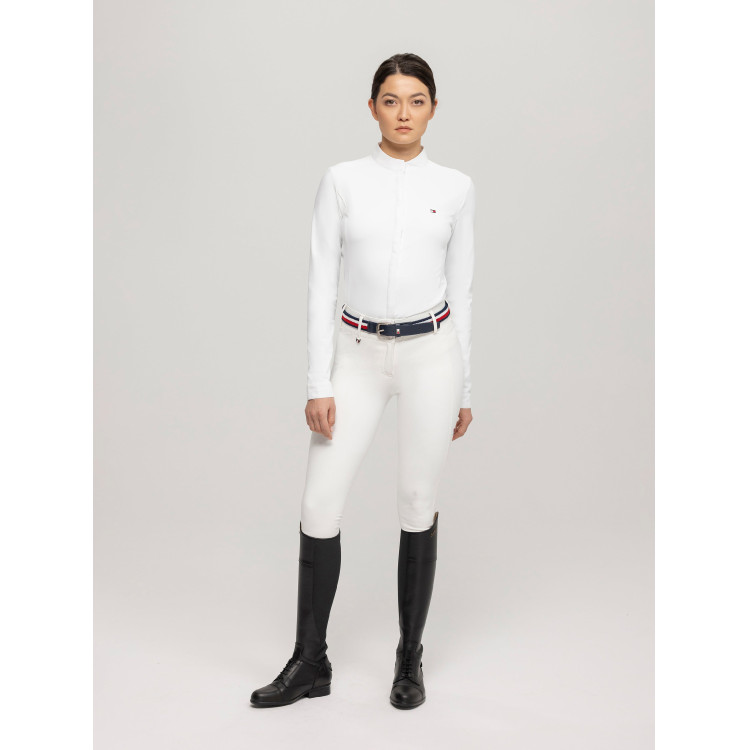Camisa de concurso Tommy Hilfiger Equestrian Charlotte de manga larga para mujer Camisa de concurso Tommy Hilfiger Equestrian Charlotte de manga larga para mujer