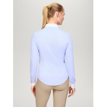 Camisa Tommy Hilfiger Equestrian Essex Stretch Oxford de manga larga para mujer Camisa Tommy Hilfiger Equestrian Essex Stretch Oxford de manga larga para mujer