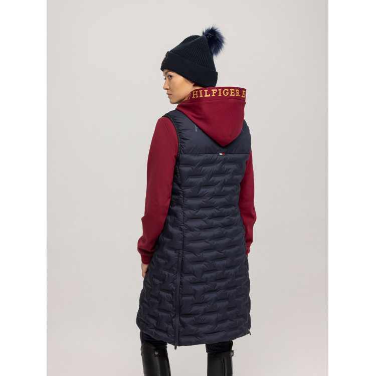 Chaleco acolchado sin mangas Tommy Hilfiger Equestrian Maine Puffer para mujer Chaleco acolchado sin mangas Tommy Hilfiger Equestrian Maine Puffer para mujer