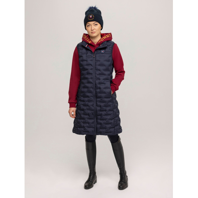 Chaleco acolchado sin mangas Tommy Hilfiger Equestrian Maine Puffer para mujer Chaleco acolchado sin mangas Tommy Hilfiger Equestrian Maine Puffer para mujer