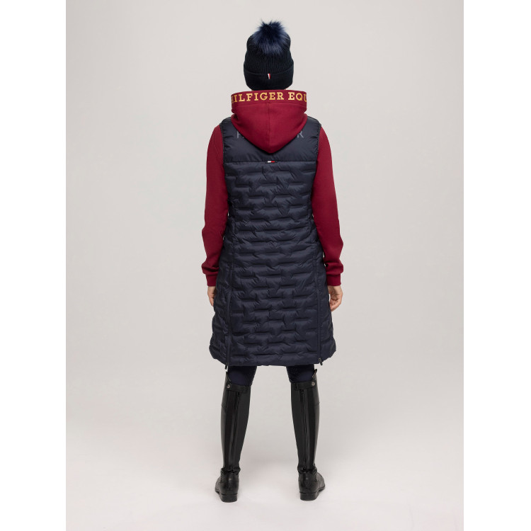 Chaleco acolchado sin mangas Tommy Hilfiger Equestrian Maine Puffer para mujer Chaleco acolchado sin mangas Tommy Hilfiger Equestrian Maine Puffer para mujer