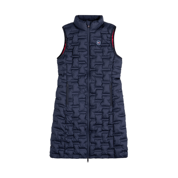 Chaleco acolchado sin mangas Tommy Hilfiger Equestrian Maine Puffer para mujer Chaleco acolchado sin mangas Tommy Hilfiger Equestrian Maine Puffer para mujer