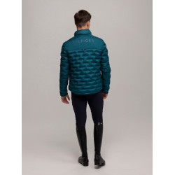 Plumífero Tommy Hilfiger Equestrian Charleston hombre Turquesa Azul