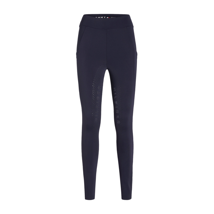Legging Tommy Hilfiger Equestrian Amber de talle alto full grip para mujer Legging Tommy Hilfiger Equestrian Amber de talle alto full grip para mujer