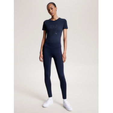 Legging Tommy Hilfiger Equestrian Rome full grip mujer Azul marino Legging Tommy Hilfiger Equestrian Rome full grip mujer Azul marino