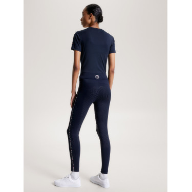 Legging Tommy Hilfiger Equestrian Rome full grip mujer Azul marino Legging Tommy Hilfiger Equestrian Rome full grip mujer Azul marino