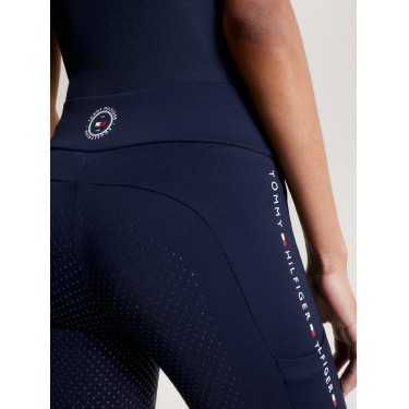 Legging Tommy Hilfiger Equestrian Rome full grip mujer Azul marino Legging Tommy Hilfiger Equestrian Rome full grip mujer Azul marino