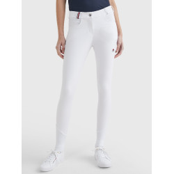 Pantalón Clásico Tommy Hilfiger Equestrian mujer Blanco Pantalón Clásico Tommy Hilfiger Equestrian mujer Blanco