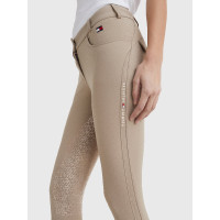 Pantalón Clásico Tommy Hilfiger Equestrian mujer Beige Pantalón Clásico Tommy Hilfiger Equestrian mujer Beige