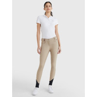 Pantalón Clásico Tommy Hilfiger Equestrian mujer Beige