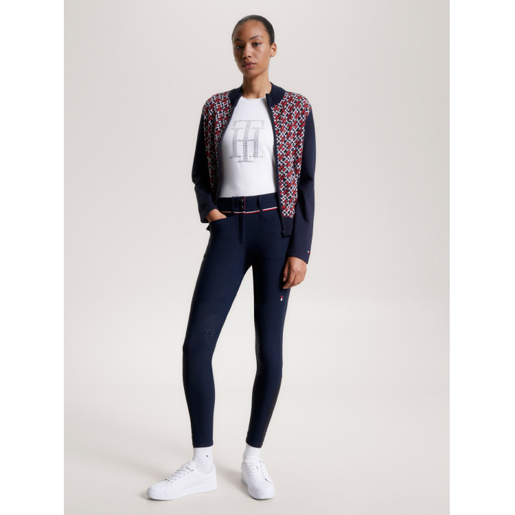 Pantalón Tommy Hilfiger Equestrian Geneva con grip en las rodillas para mujer Pantalón Tommy Hilfiger Equestrian Geneva con grip en las rodillas para mujer