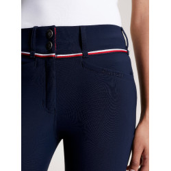 Pantalón Tommy Hilfiger Equestrian Geneva con grip en las rodillas para mujer Azul marino Pantalón Tommy Hilfiger Equestrian Geneva con grip en las rodillas para mujer Azul marino