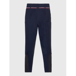 Pantalón Tommy Hilfiger Equestrian Geneva con grip en las rodillas para mujer Azul marino Pantalón Tommy Hilfiger Equestrian Geneva con grip en las rodillas para mujer Azul marino