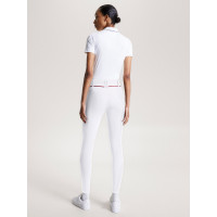 Pantalón Tommy Hilfiger Equestrian Geneva con grip en las rodillas para mujer Blanco Pantalón Tommy Hilfiger Equestrian Geneva con grip en las rodillas para mujer Blanco