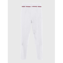 Pantalón Tommy Hilfiger Equestrian Geneva con grip en las rodillas para mujer Blanco
